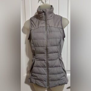 Lululemon Down For It All Vest insulated puffer goose - Dark Chrome size 4